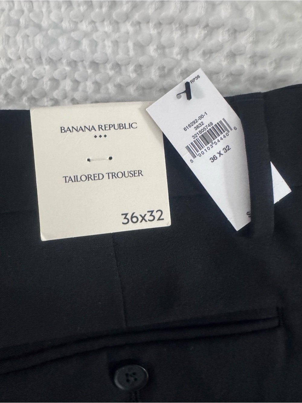 Banana Republic Men’s Black Tailored Dress Pants